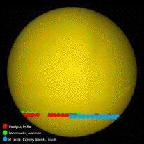 [IMAGE: Image of Venus Transit]